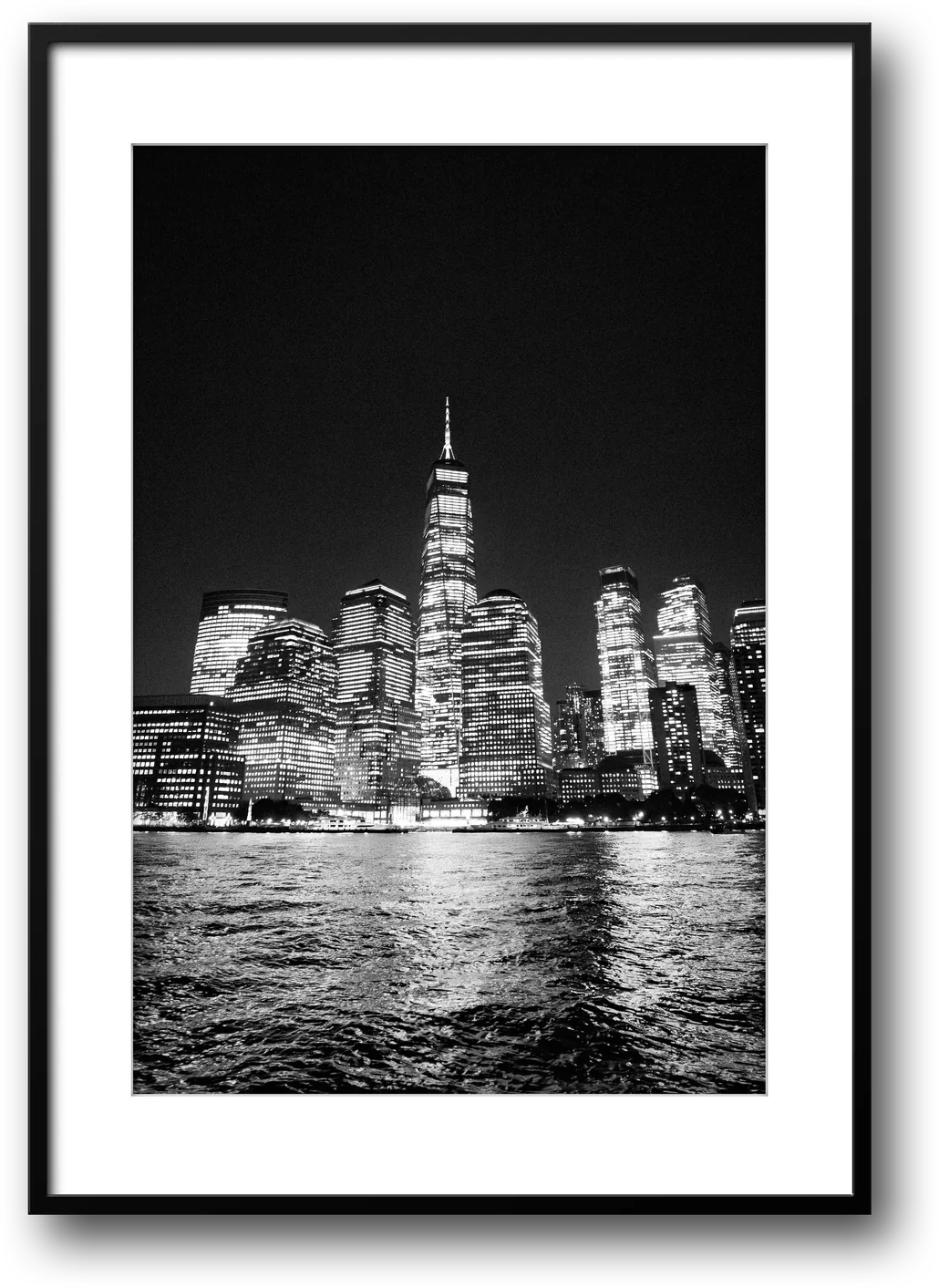 NYC Freedom Tower from the Hudson, Manhattan
