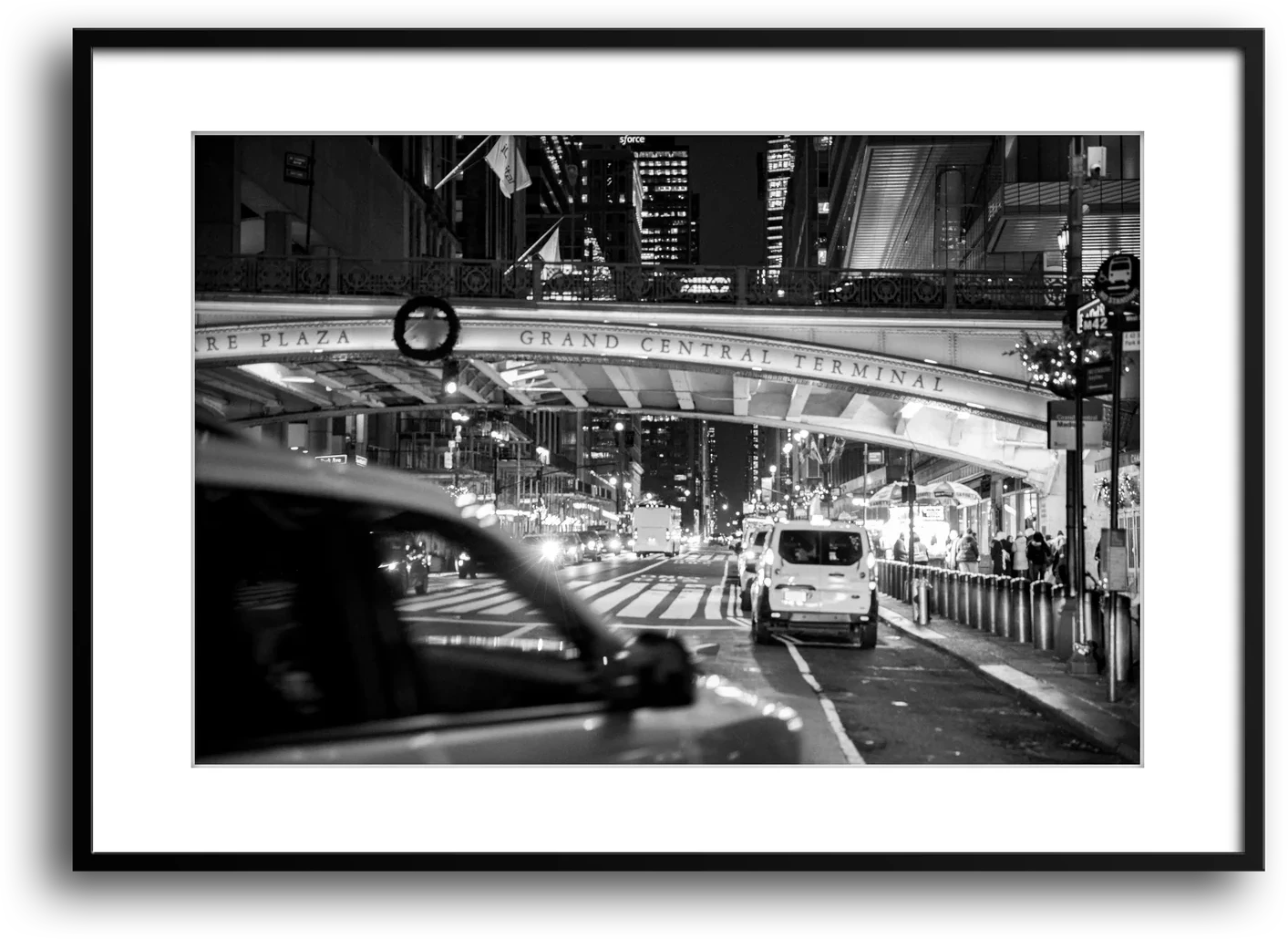 NYC Grand Central Pershing Square framed print