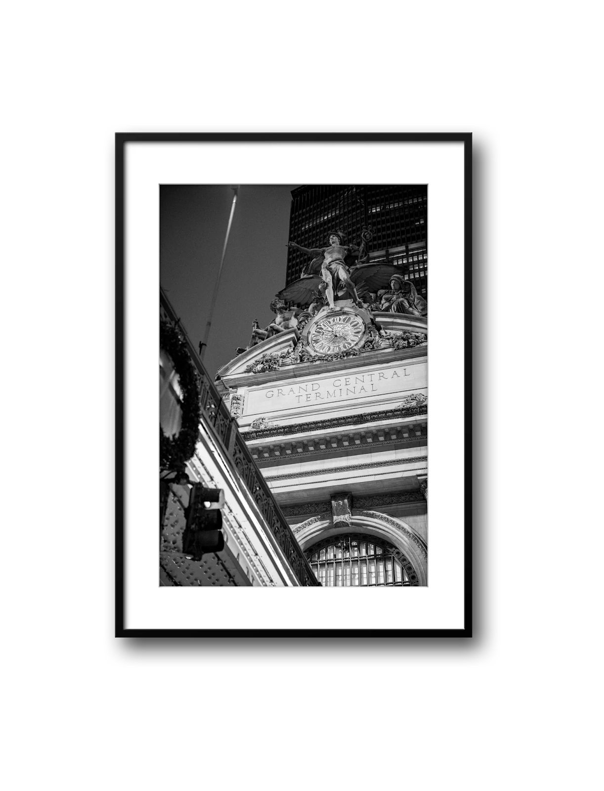 NYC Grand Central from the Right, Mercury Statue