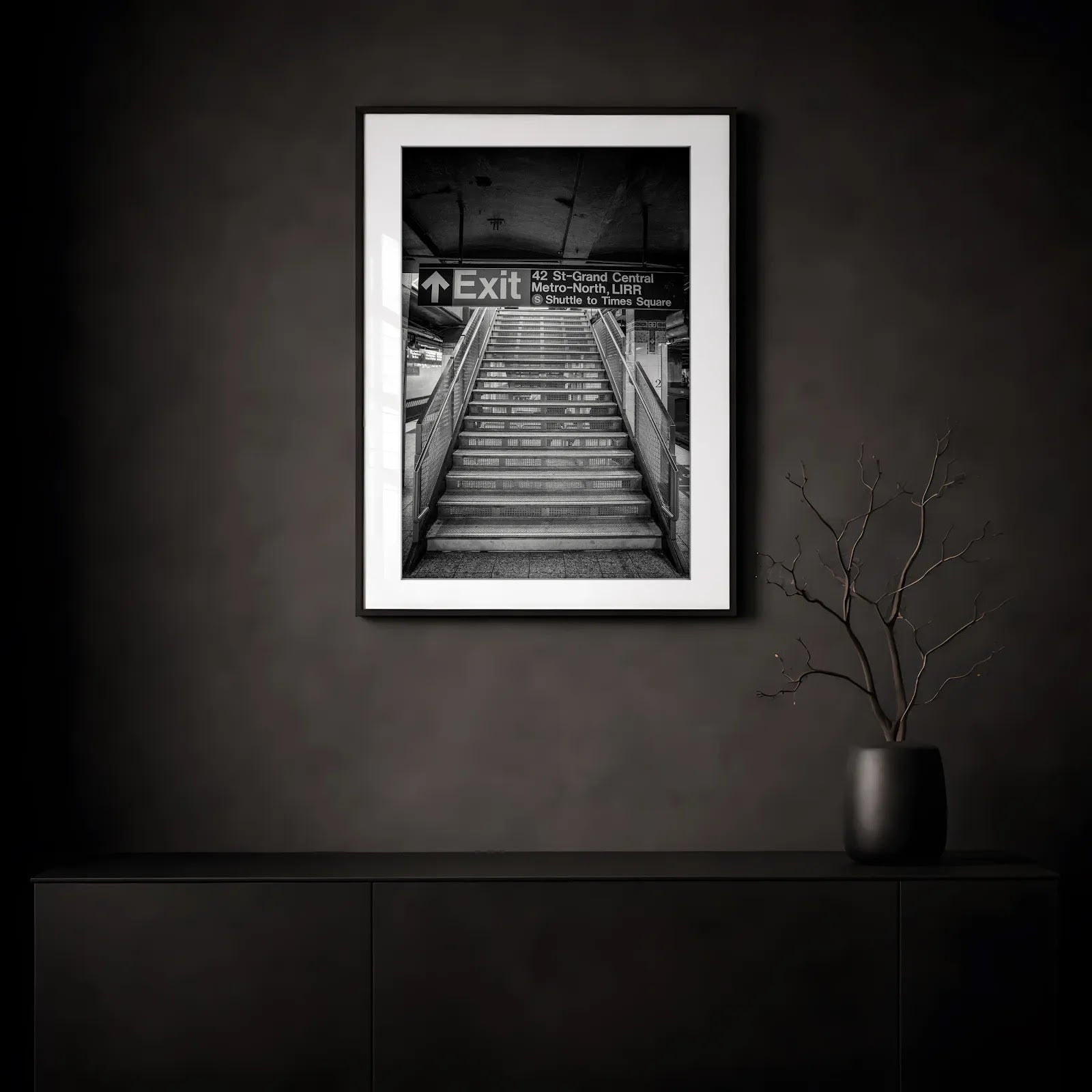 NYC Subway 42 St-Grand Central Exit Stairs, Portals Series