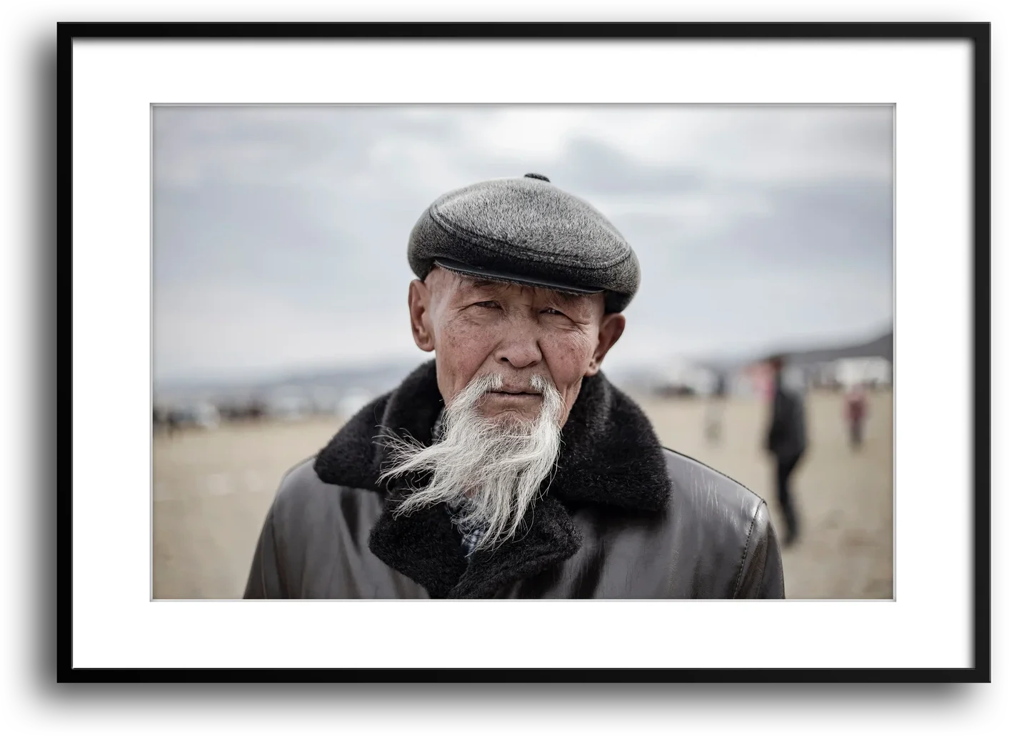 Old Mongolian Man Portrait, Bayan-Ölgii