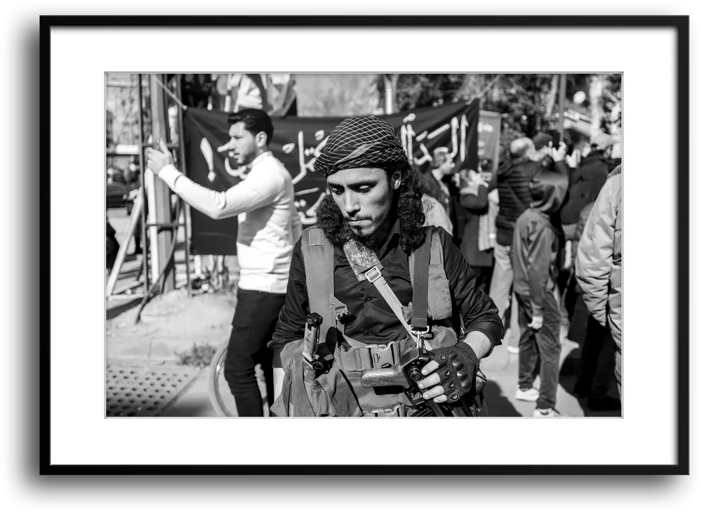 Damascus Fighter with Keffiyeh, Syria