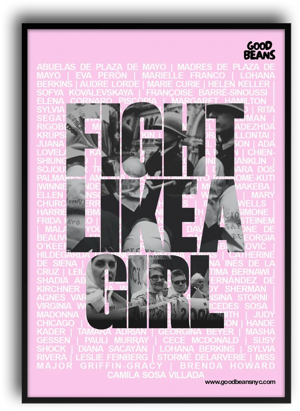 Fight Like a Girl Poster, Plaza de Mayo
