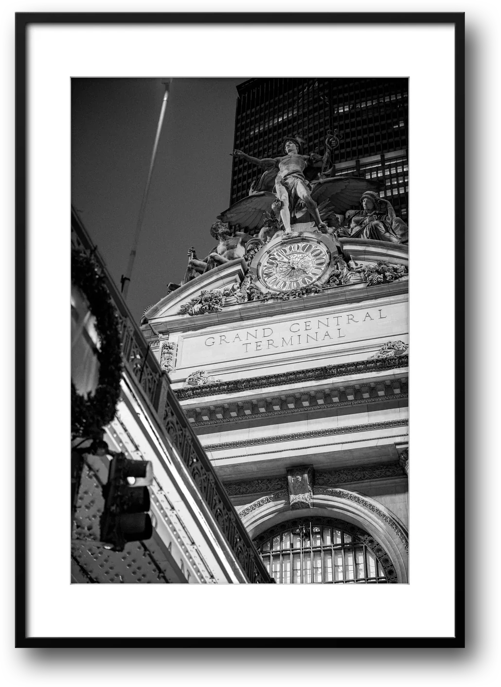 NYC Grand Central from the Right, Mercury Statue