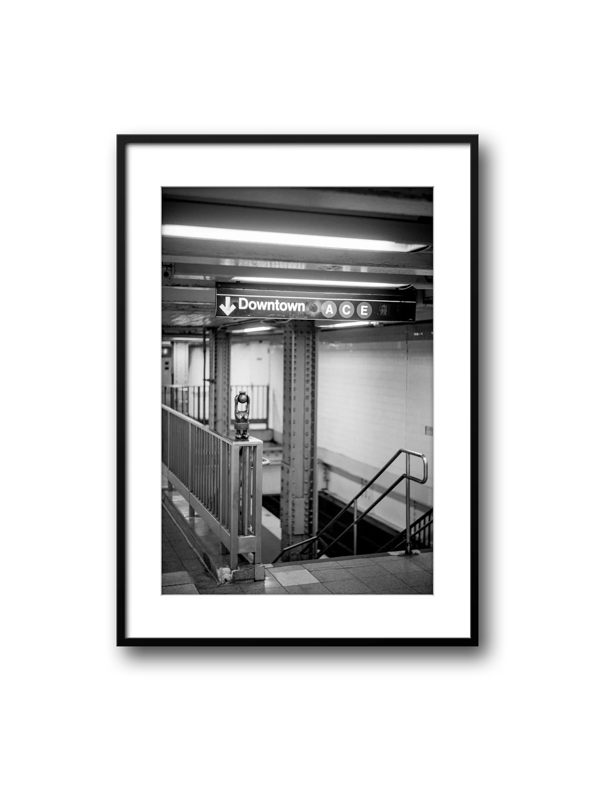 NYC Subway 14th & 8th Downtown ACE, Portals Series