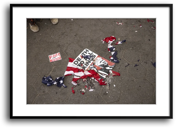 NYC Death to Kings framed print