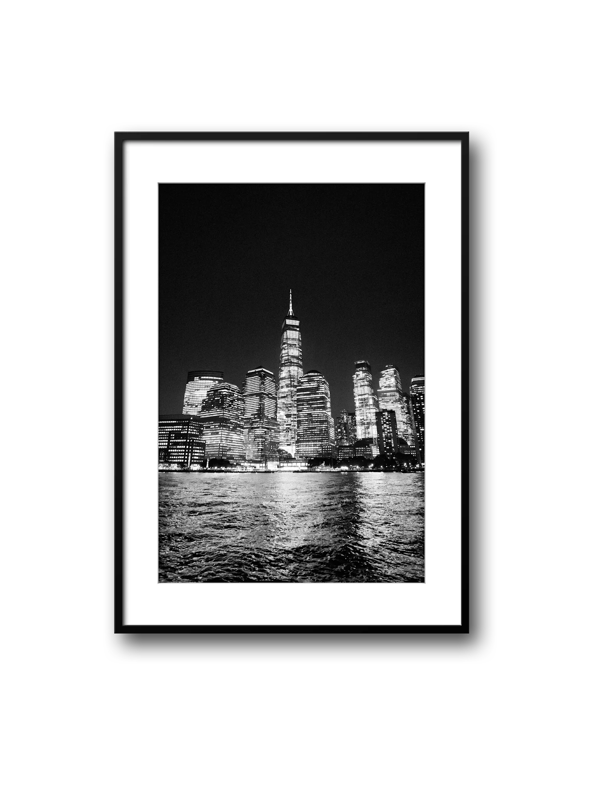 NYC Freedom Tower from the Hudson, Manhattan