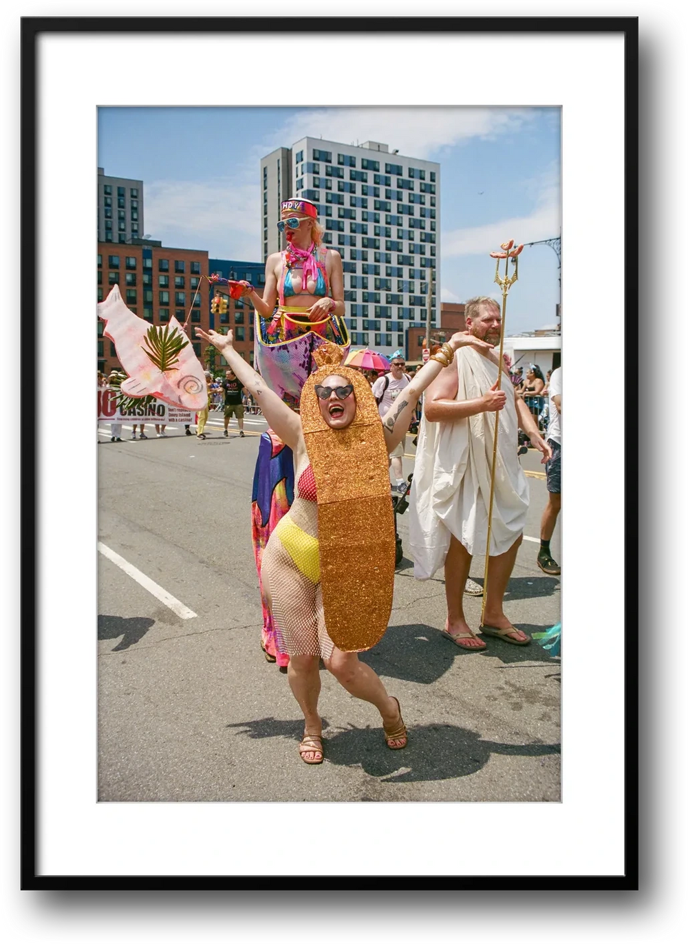 NYC Mermaid Parade Hot Dog Girl, Surf Avenue