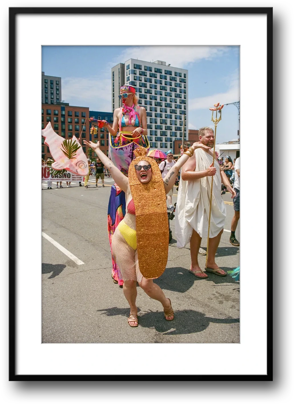NYC Mermaid Parade Hot Dog Girl, Surf Avenue