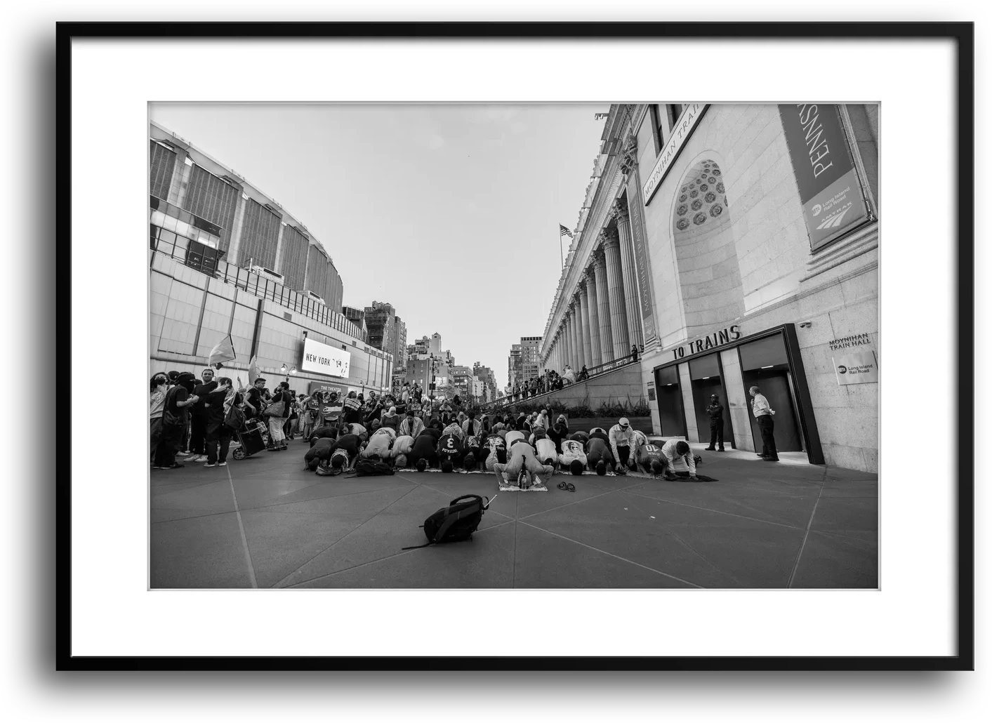NYC Pro Palestine Prayer at Penn Station