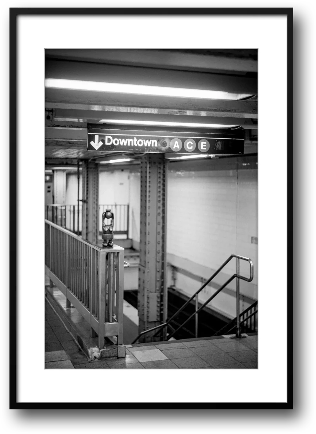 NYC Subway 14th & 8th Downtown ACE, Portals Series