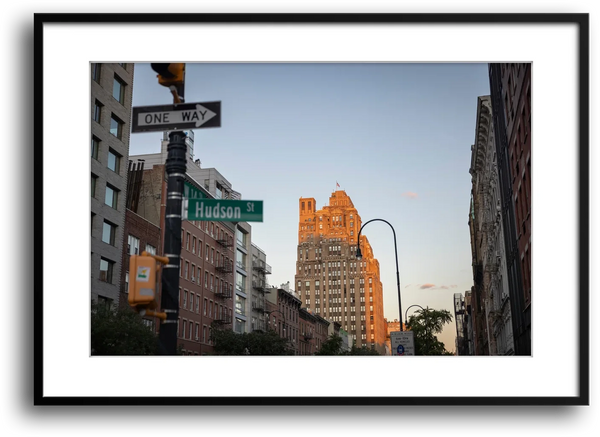 NYC Hudson Street Sunset, West Village