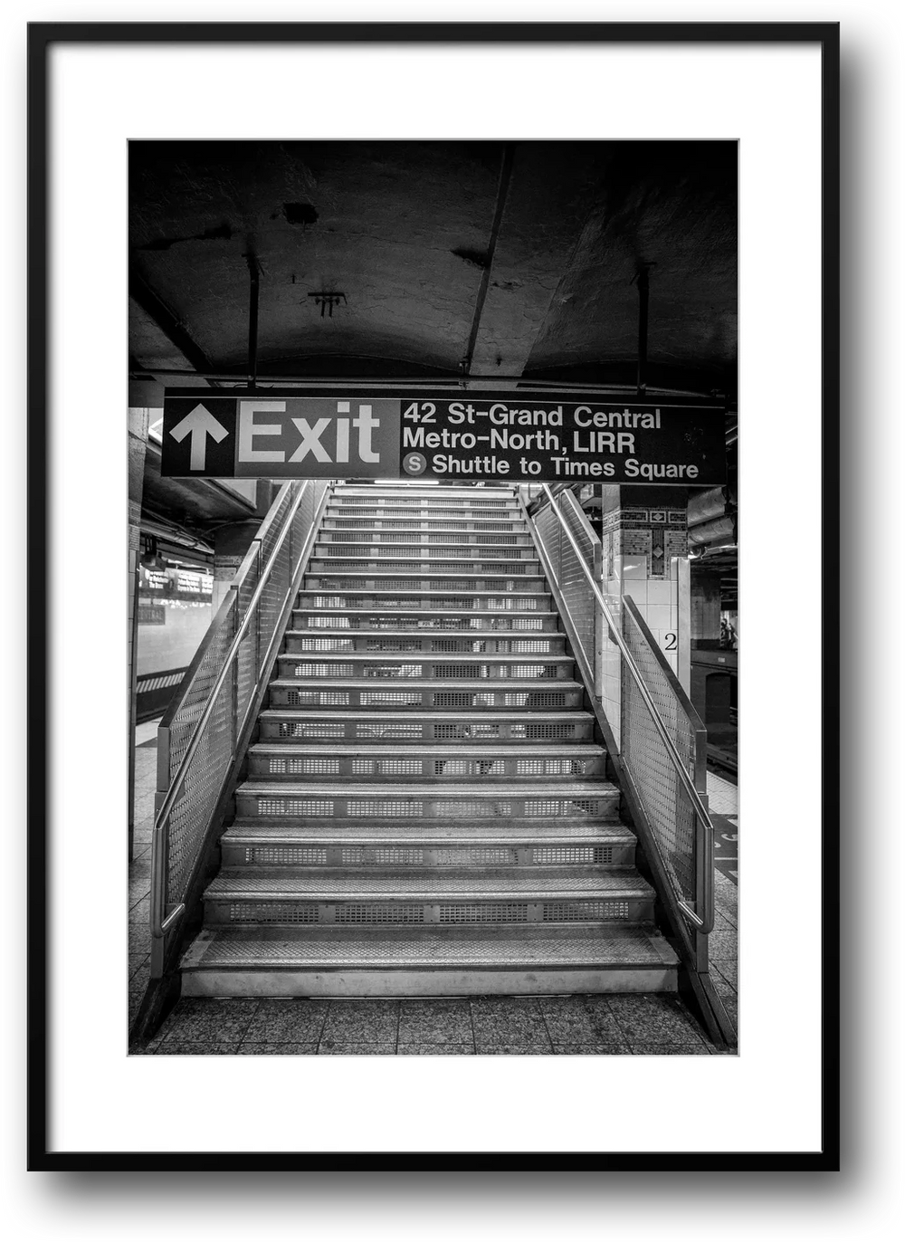 NYC Subway 42 St-Grand Central Exit Stairs, Portals Series