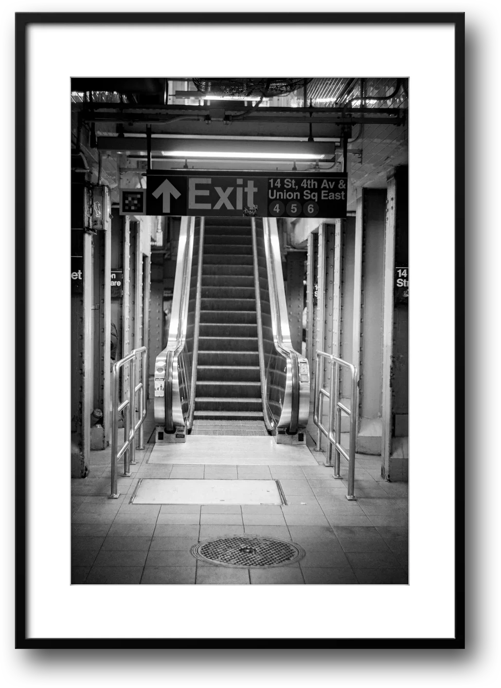 NYC Subway Union Square 4 5 6 Heading Up, Portals Series