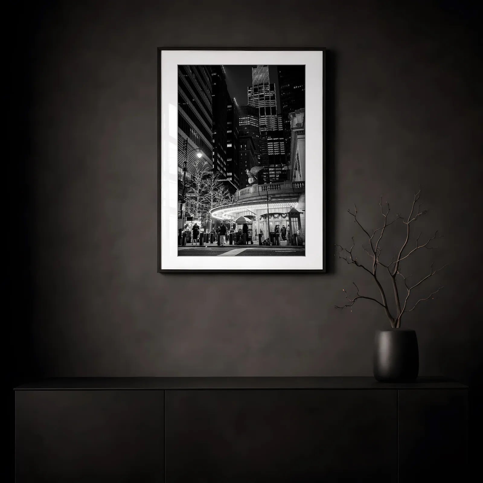 NYC Grand Central at Night framed print