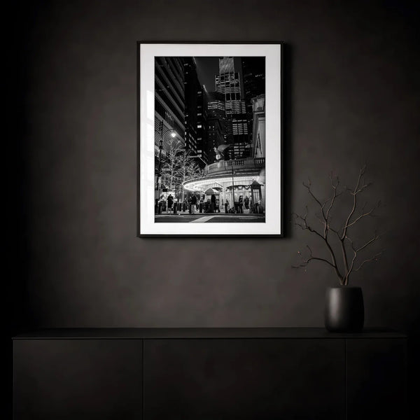 NYC Grand Central at Night framed print