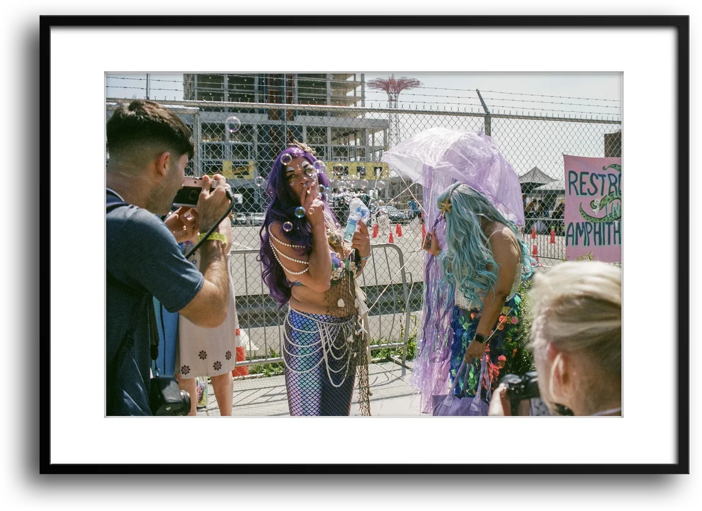 NYC Mermaid Parade Smoking, Coney Island