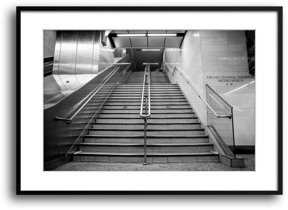 NYC Subway Grand Central Emptiness framed print