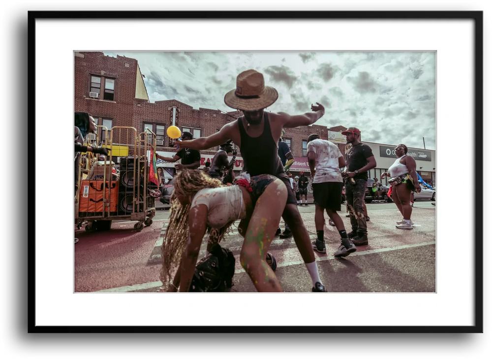 NYC J'Ouvert Straw Hat Dancer, Crown Heights