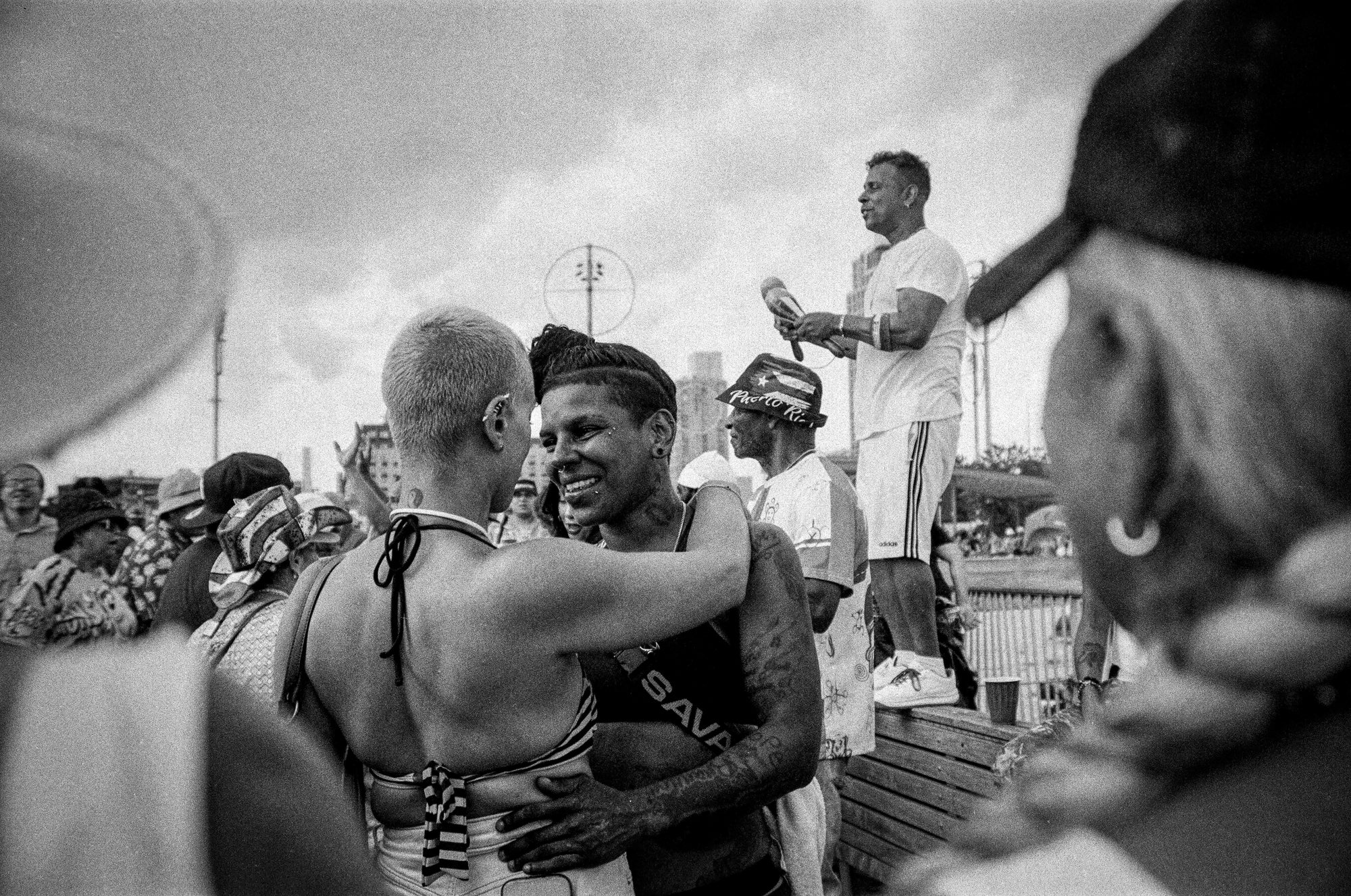 NYC Coney Island Girl Couple