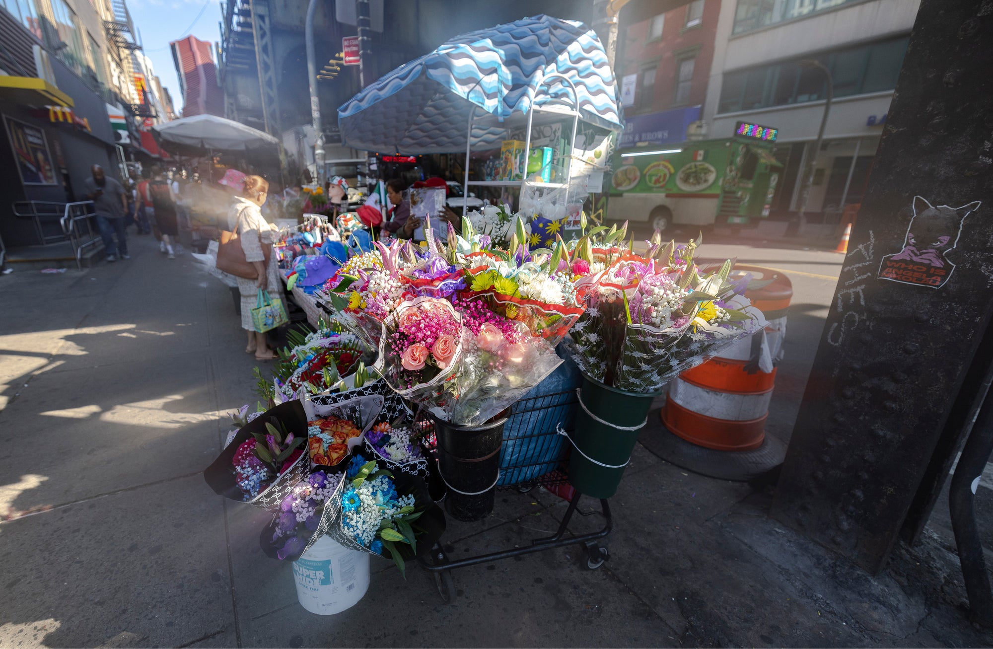 NYC Flower Cart Brooklyn