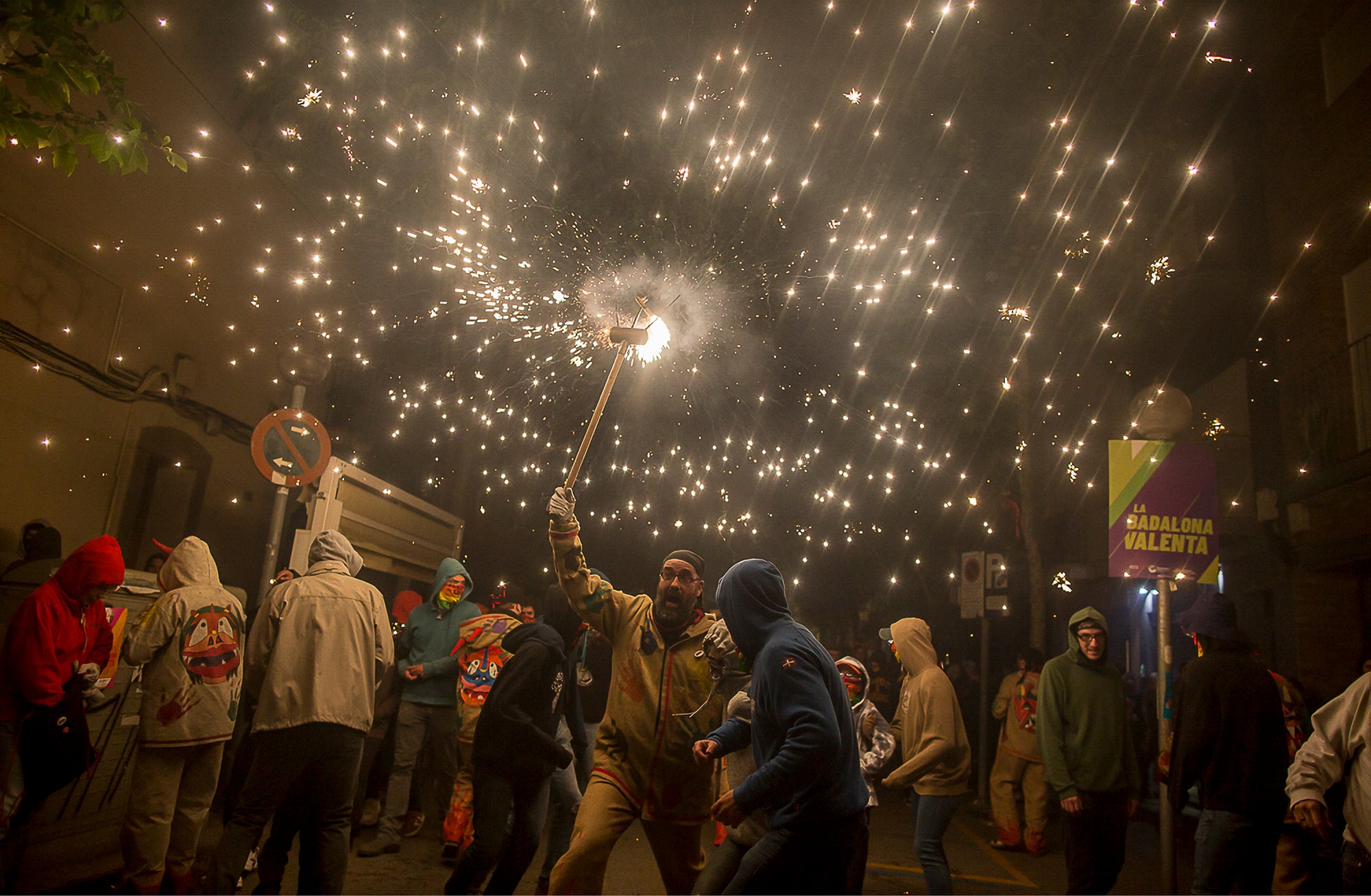 Barca Light Festival Running Print