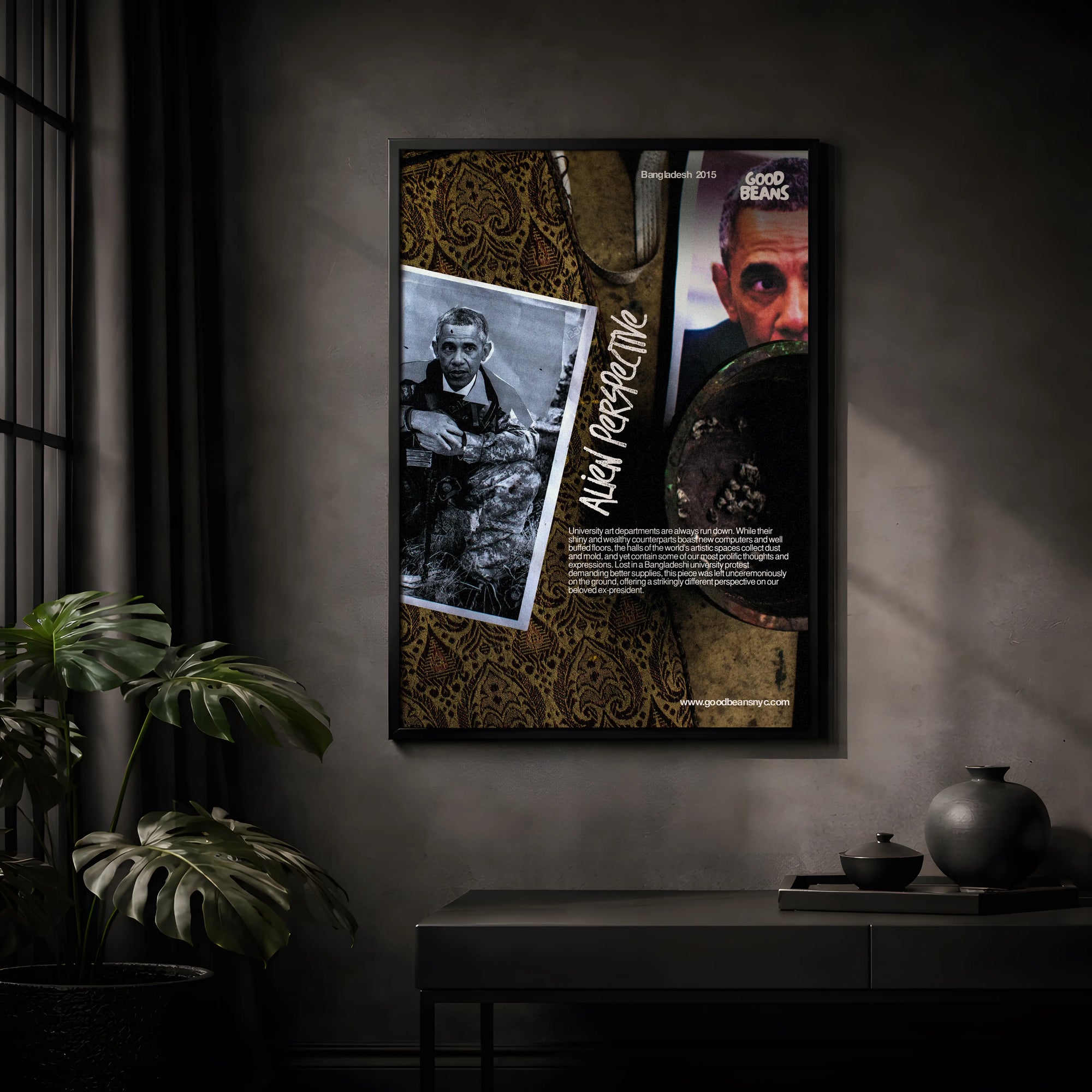 Obama Alien Perspective Poster — Bangladesh 2015