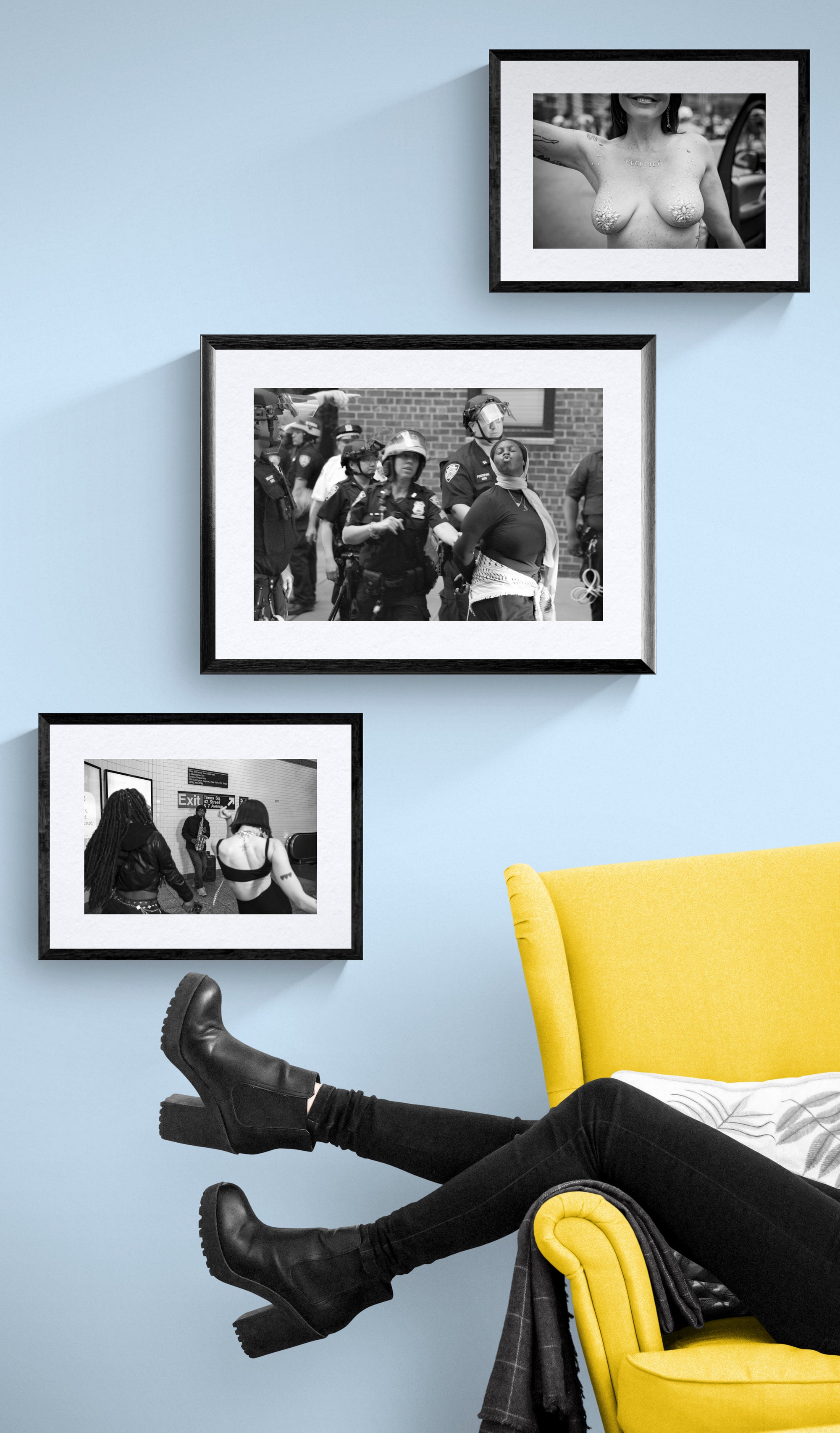 3-Piece Protest Queens Prints Gallery Wall (15% off)