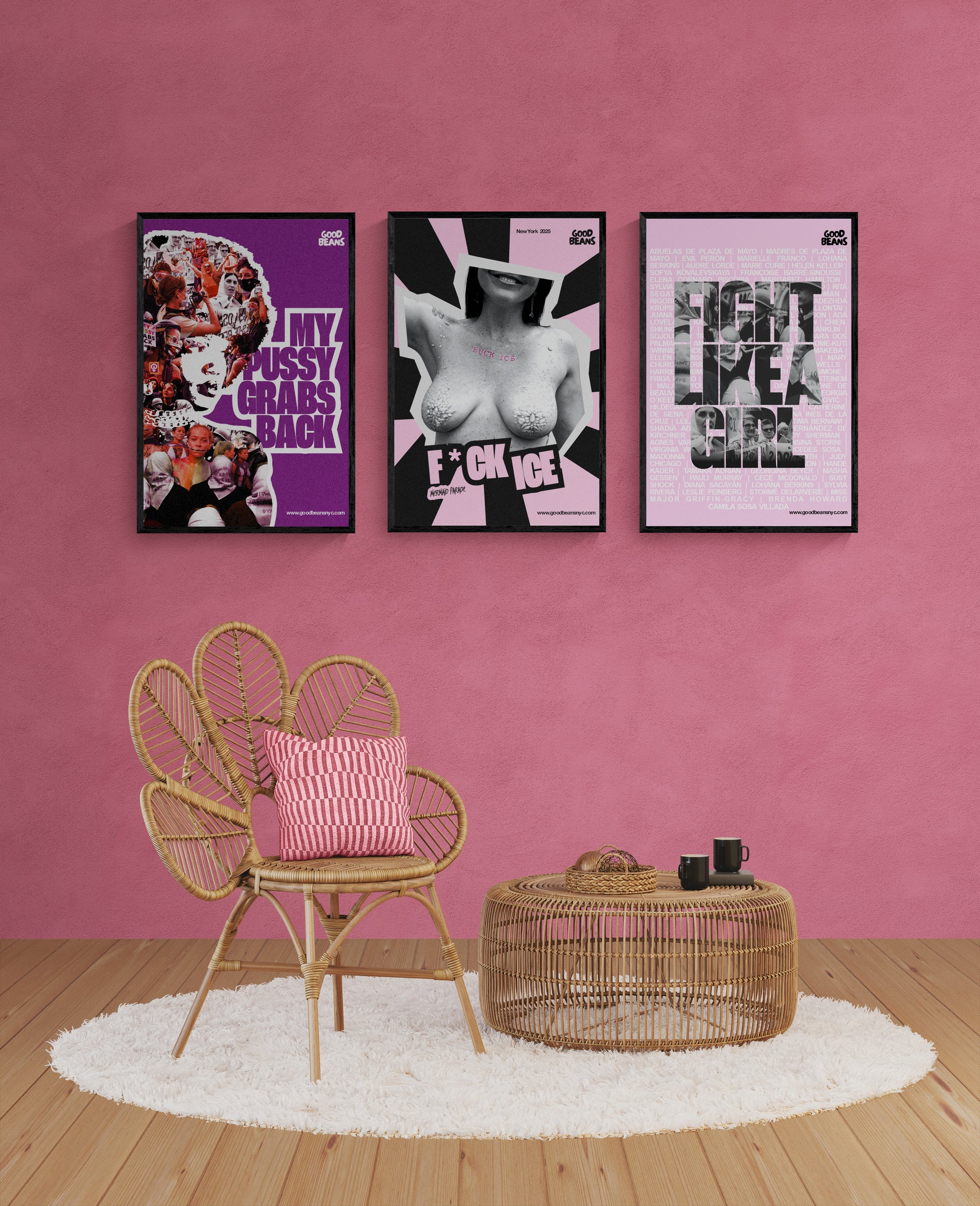 3-Piece Protest Queens Poster Gallery Wall (15% off)